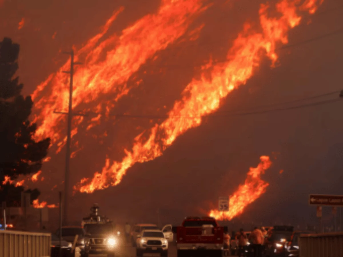 Massive Wildfire Near Los Angeles Burns 9,400 Acres - AAMNEWSHUB.COM