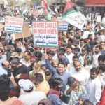 PPP Stages Protest Against Construction Of New Indus Canals - AAMNEWSHUB.COM