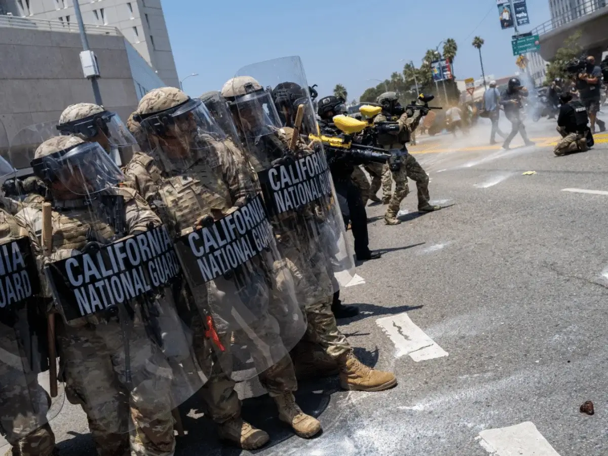 Tensions Explode In Los Angeles Over Immigration Raids and Trump’s National Guard Deployment - AAMNEWSHUB.COM
